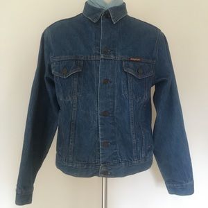 VNTG 80s SEDGEFIELD JEAN JACKET S L 100% COTTON